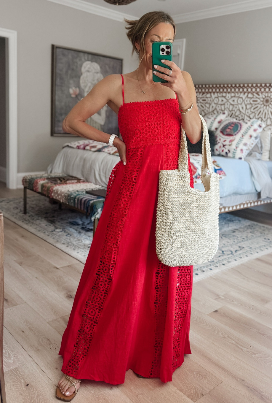 Seeing red...but in the best way! This is a stand out in a crowd kinda dress! (use code TMC20) 

 #LTKootd #LTKmomlife #LTKSeasonal