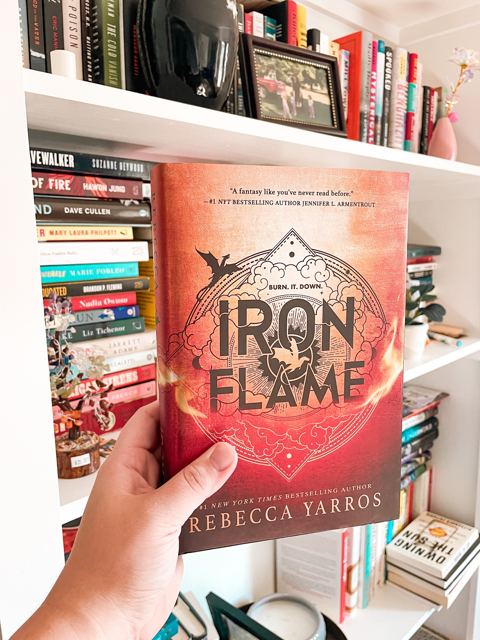 Book, Fourth Wing, Iron Flame, book shelf, bookshelves

#LTKCyberWeek #LTKfindsunder50 #LTKhome