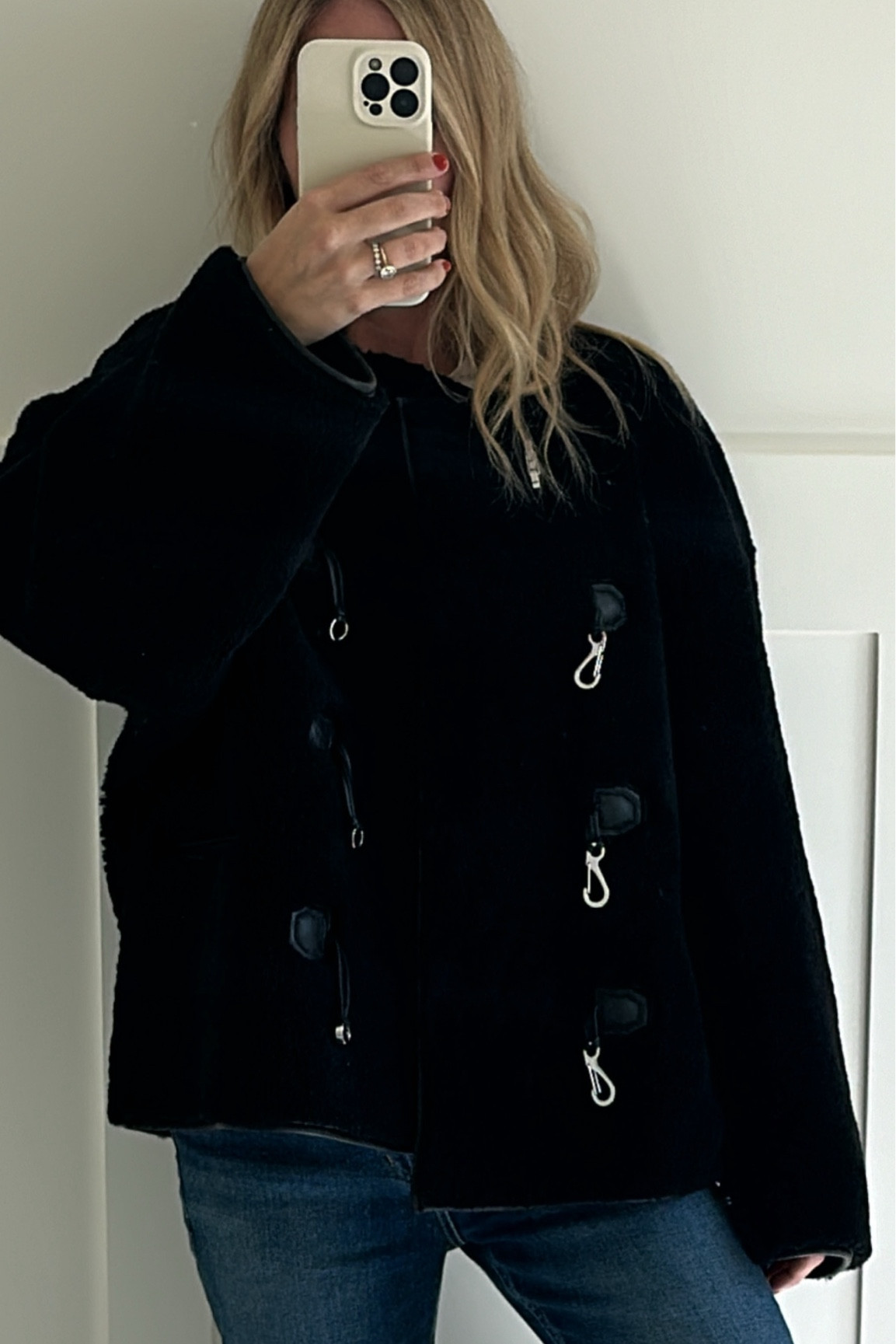 Toteme is a very favorite designer — I’ve been collecting for years now and they’ve proven to be some of my most loved and worn / and best quality pieces. Sharing the particular pieces I have and can’t say enough good things about. 

As for sizing - they run big. I’m usually a 32 or XS in their outerwear.