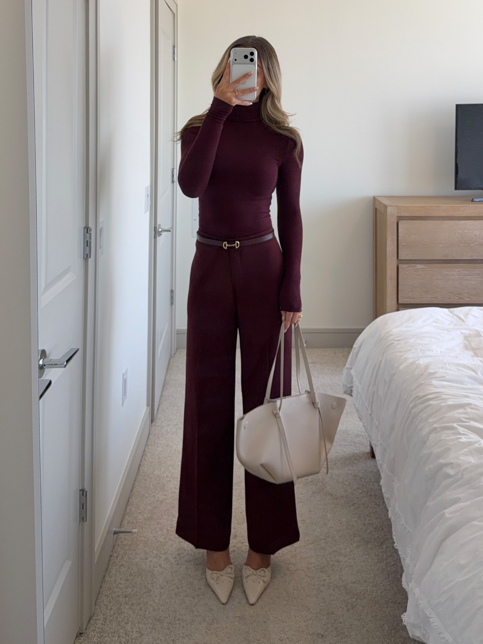 all burgundy office outfit 👩🏼‍💼

#LTKootd #LTKWorkwear