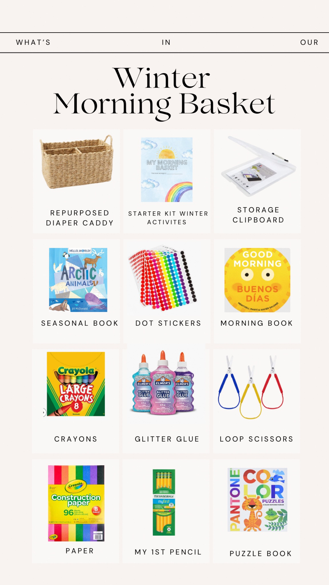 Winter Morning Basket Ideas

#LTKfamily #LTKkids