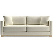 Gather Wood Base Sofa 88" + Reviews | Crate & Barrel | Crate & Barrel