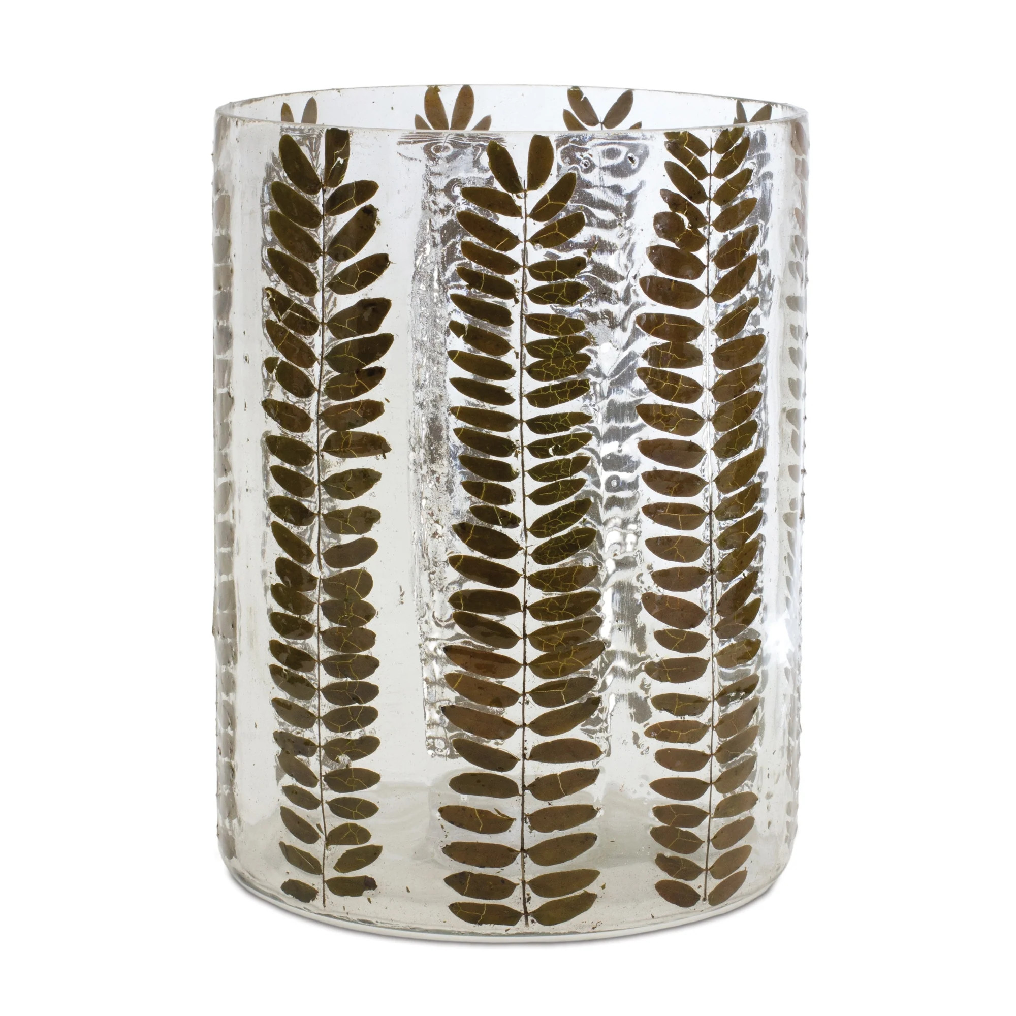 Botanical Glass Candle Hurricane | Gatehouse No.1