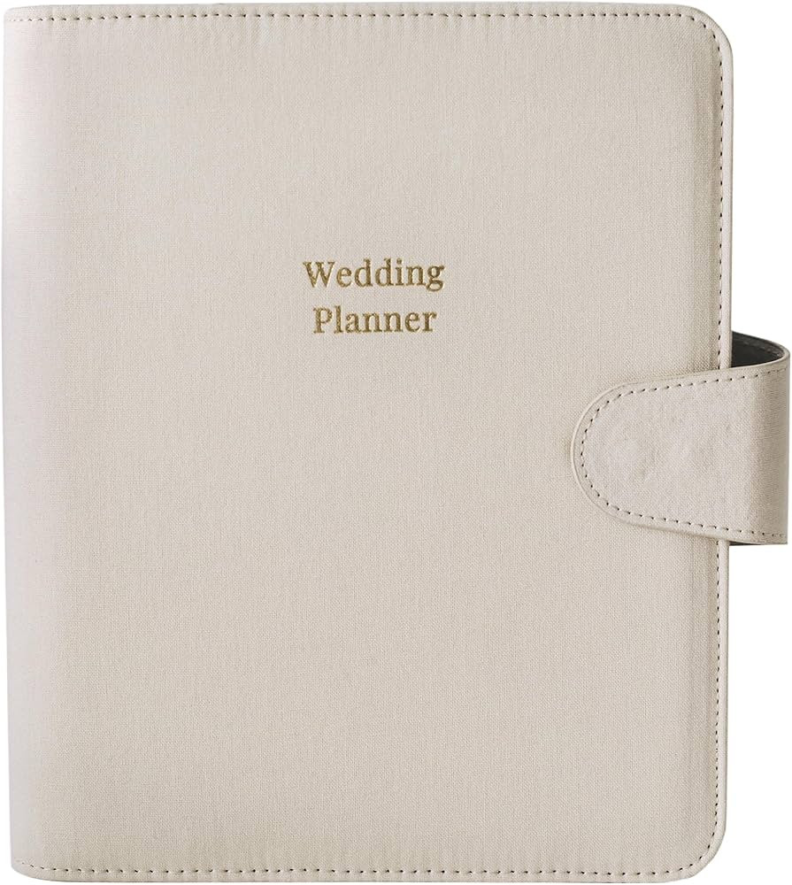 Linen Wedding Planning Book and Organizer w/Keepsake Box - LGBTQ+ Friendly Wedding Planner Book a... | Amazon (US)