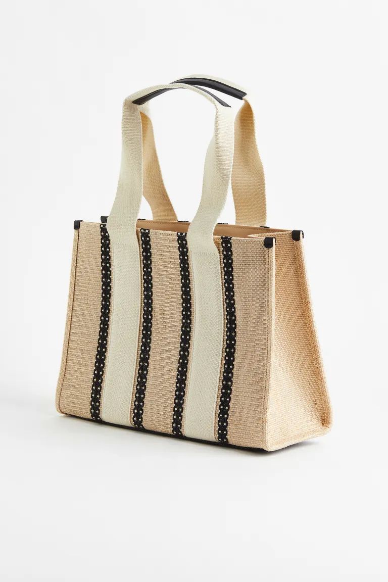 Jute-blend Tote Bag | H&M (US + CA)