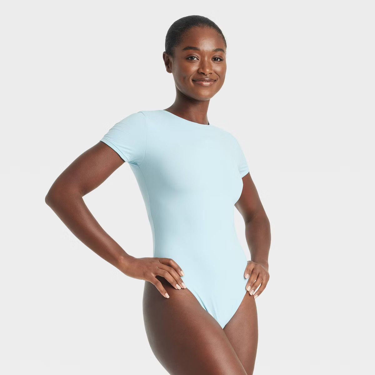 Women's Luxury Collection 4-Way Stretch Short Sleeve Bodysuit - Auden™ | Target