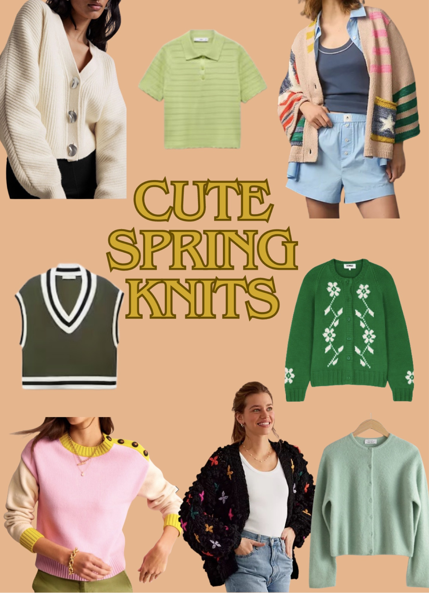 The most colourful knitted cardigans and jumpers to add joy to your spring wardrobe in luring pink stripes 

#LTKeurope #LTKstyletip #LTKSeasonal