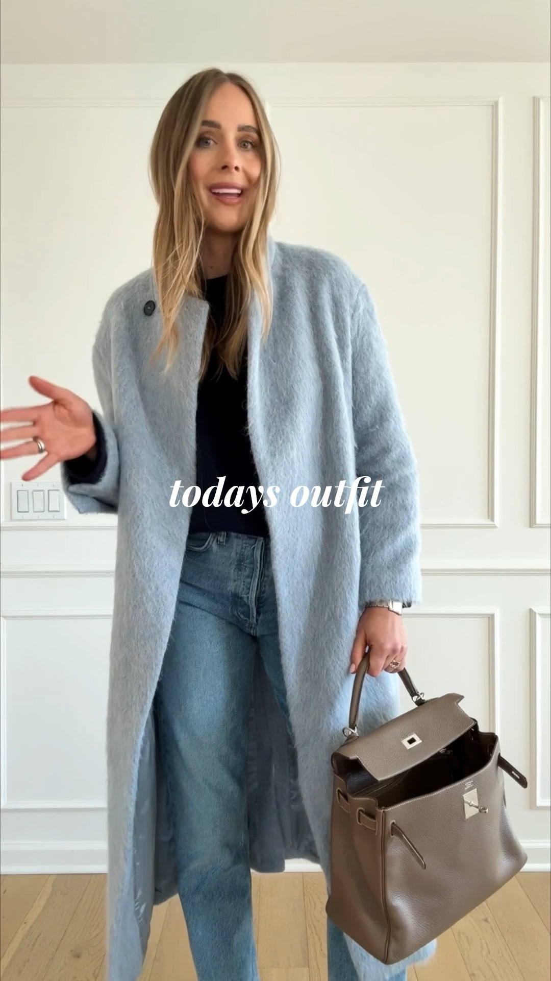 Fashion Jackson, Zara coat (small) Zara sweater (small) AGOLDE jeans (TTS) Hermes bag 

#LTKOver40 #LTKootd #LTKFindsUnder100