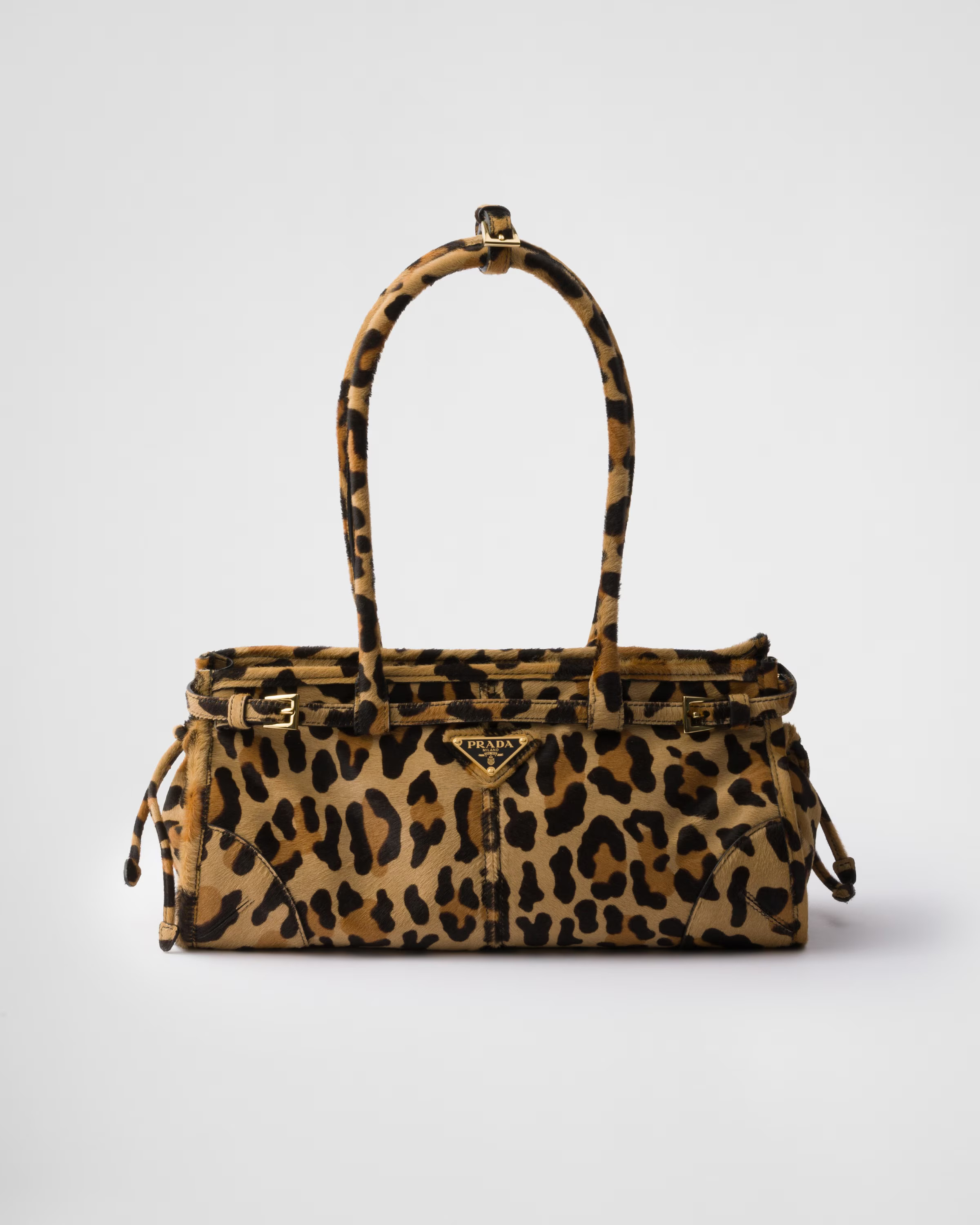 Prada Bonnie medium printed leather handbag | Prada US