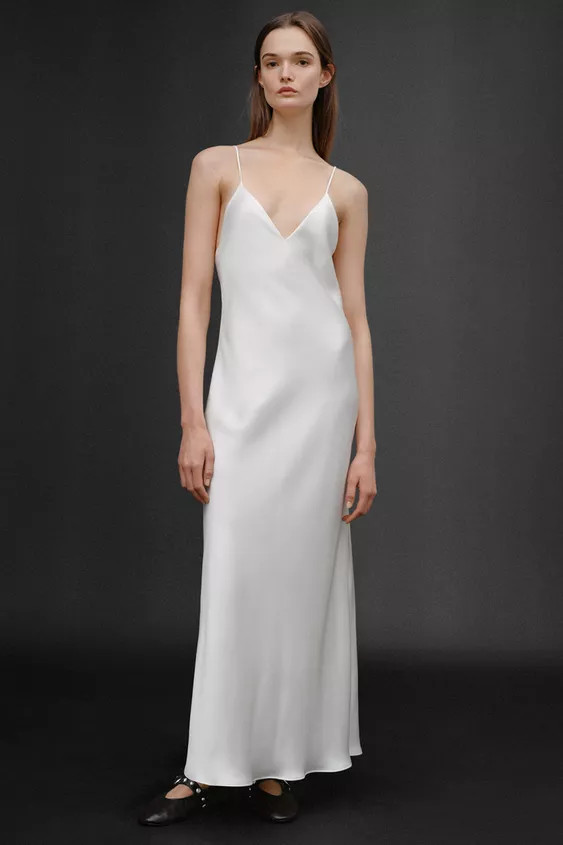 SATIN MIDI DRESS 50TH ANNIVERSARY | Zara US