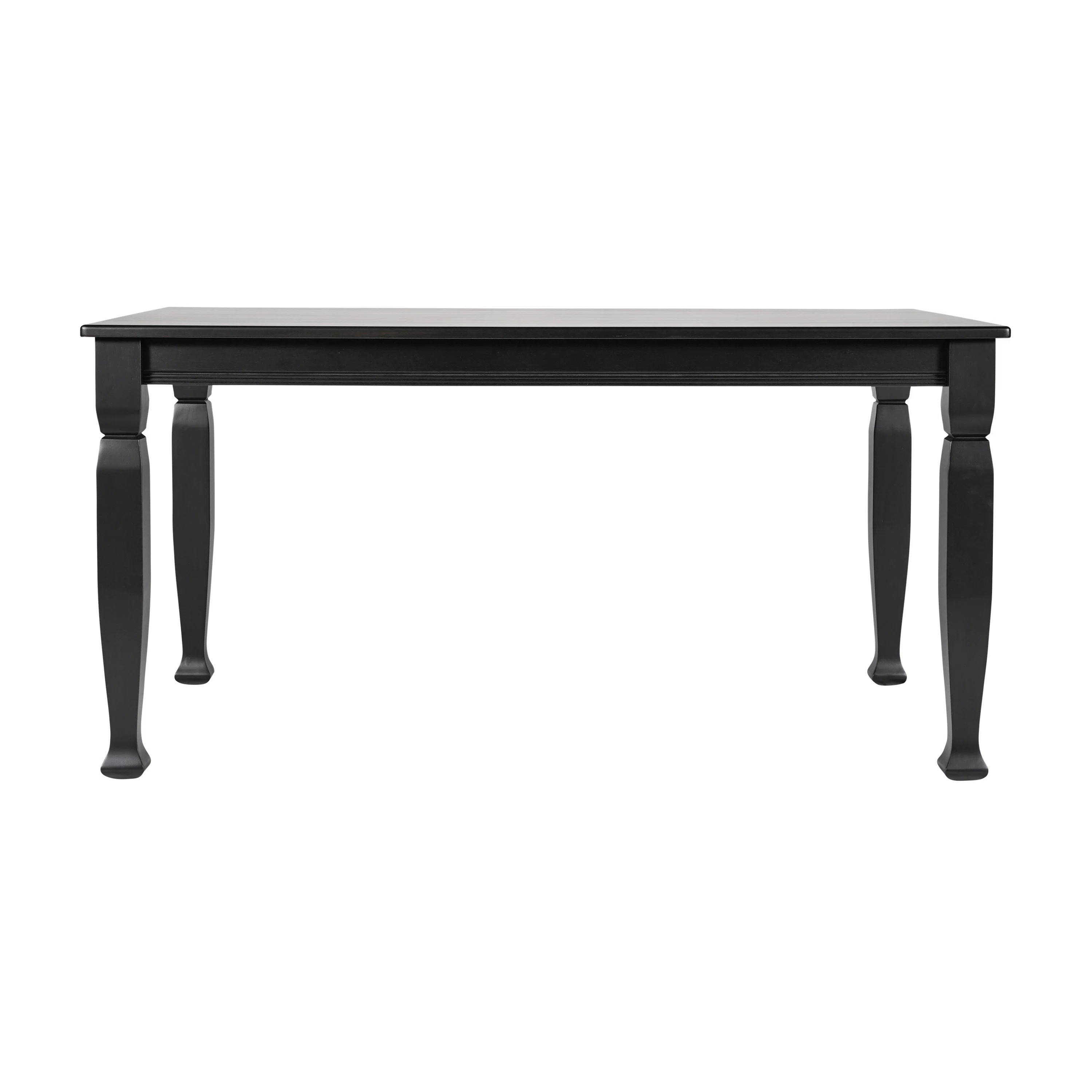 Solid Wood Commercial Grade Dining Table with Turned Legs | Wayfair North America