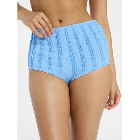 No Boundaries Femme Lace Swim Shortie Bottoms, Women’s XXS-XXL | Walmart (US)