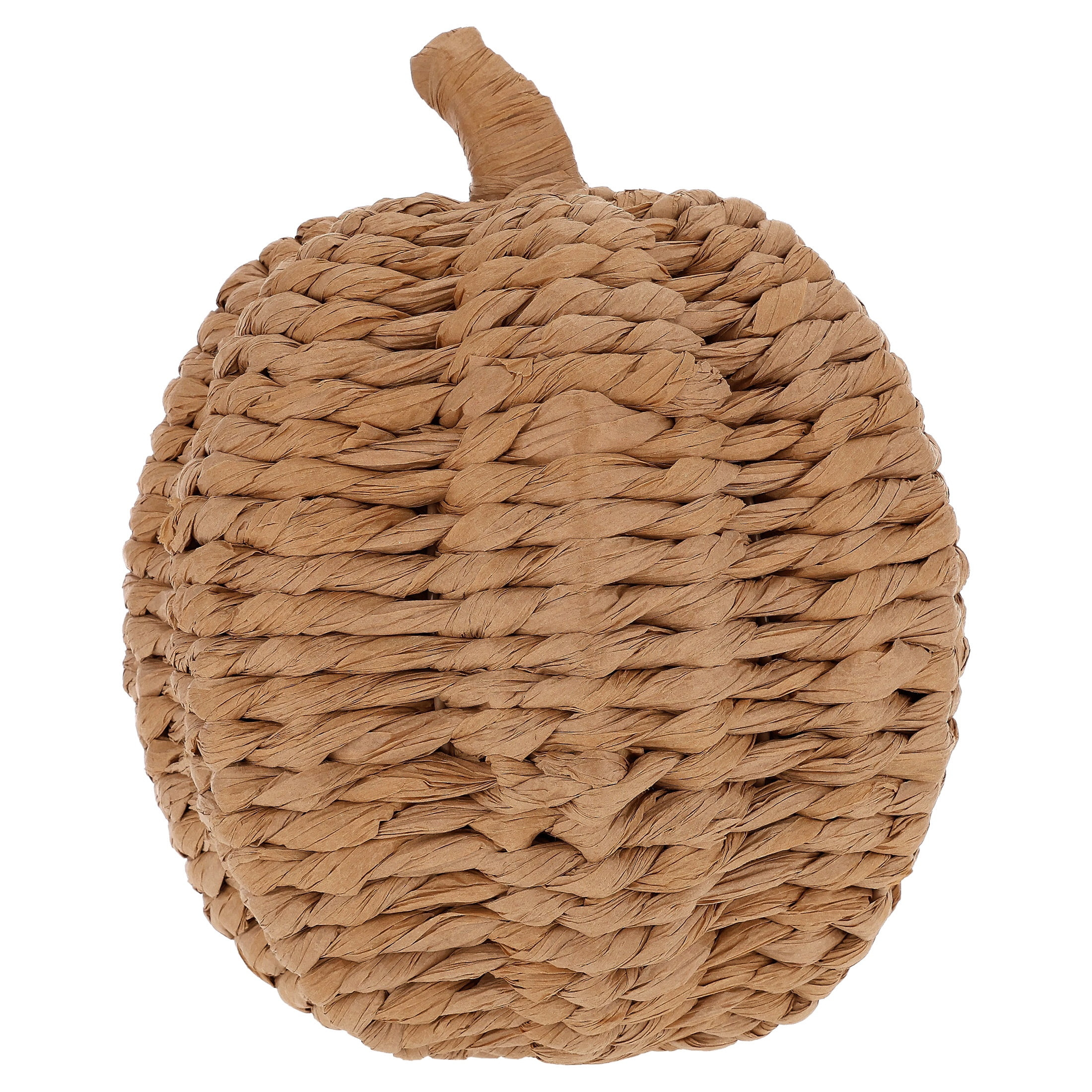Medium Woven Pumpkin Tabletop Decoration, Brown, 9.5", Fall by Way To Celebrate - Walmart.com | Walmart (US)