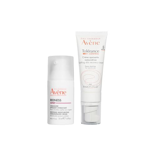 Avène Redness Expert Soothing Moisturizing Concentrated Cream for Redness Prone Skin & Tolerance Control Soothing Skin Recovery Cream - For Hypersensitive, Normal to Combination Skin - Sterile Hydrati | Amazon (US)