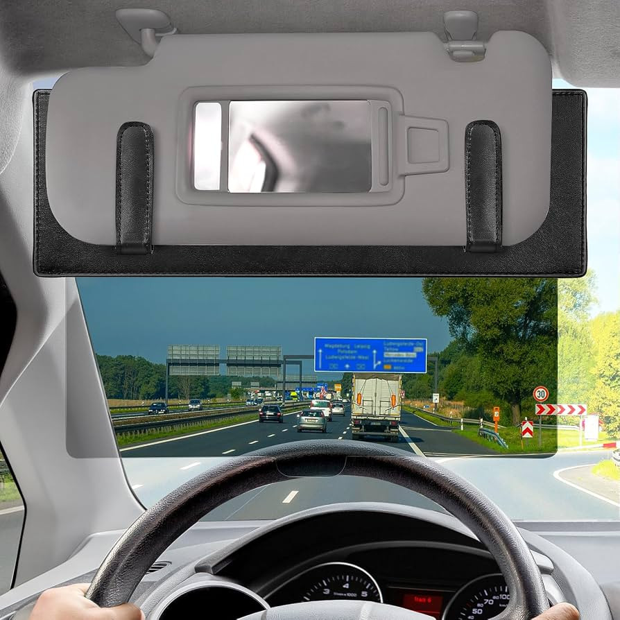 Polarized Sun Visor Extender for Car Anti-glare Sunvisor Extension Shade Attachment for Glare, Su... | Amazon (US)