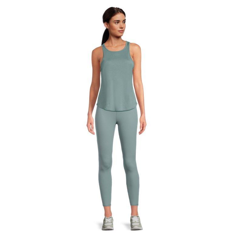 Avia Women's Twisted Back Rib Tank Top, Sizes XS-3XL | Walmart (US)