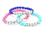 Stacking Blurb Jewelry- Name Word beaded bracelet. custom bracelet. custom beaded colorful bead Stac | Amazon (US)