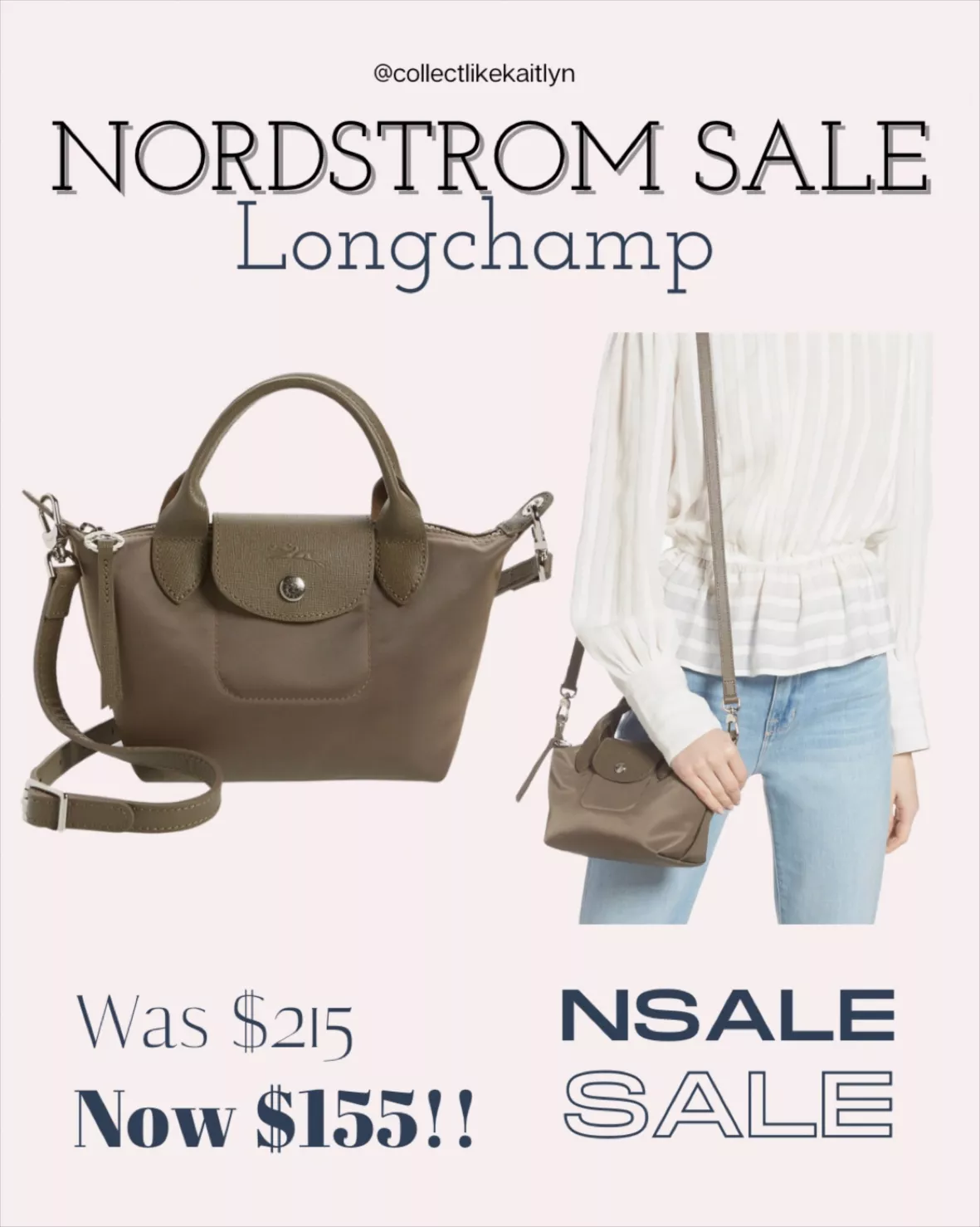 Longchamp Le Pliage Neo Nylon Crossbody Bag - Neutrals Crossbody