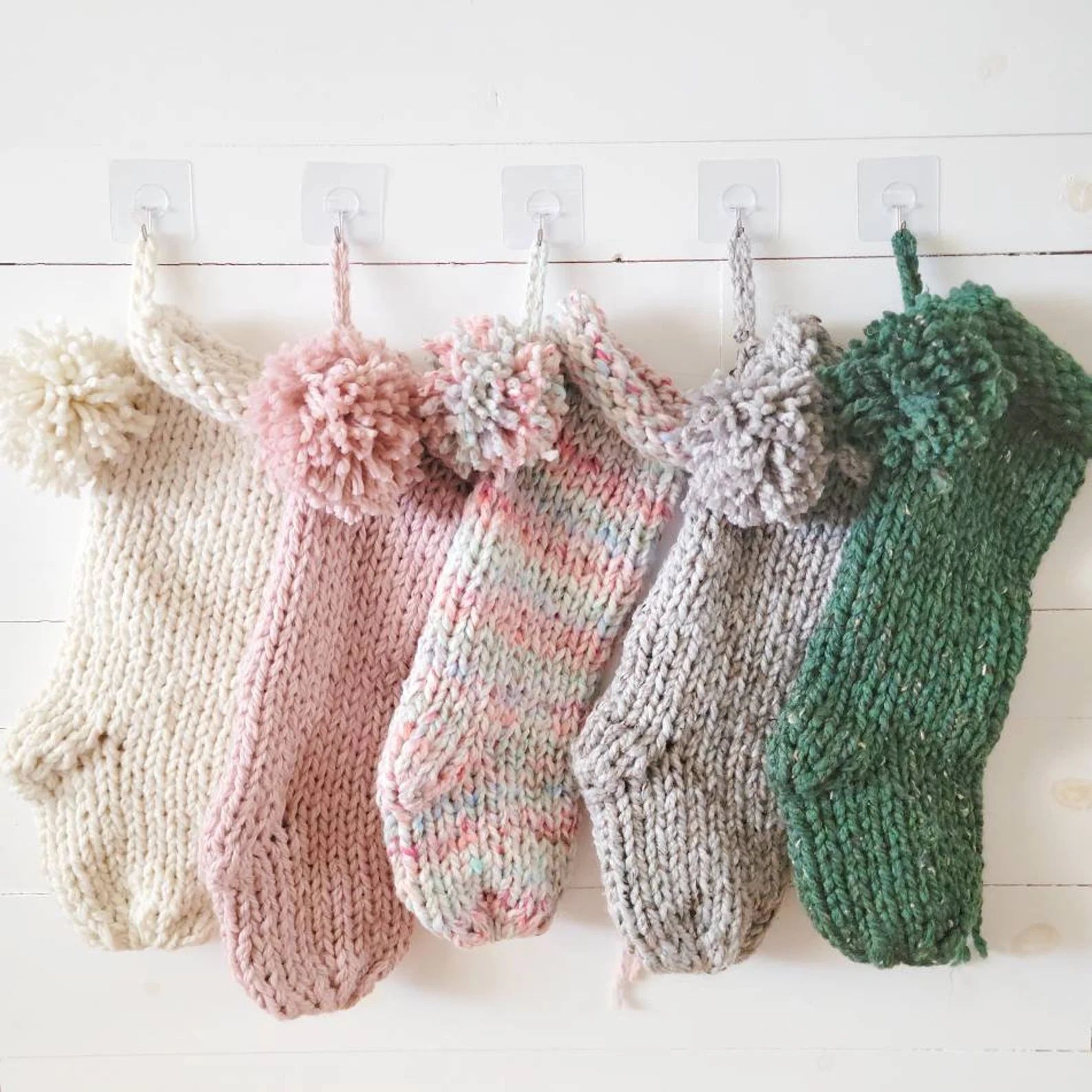 Chunky Knit Christmas Stocking - Etsy | Etsy (US)