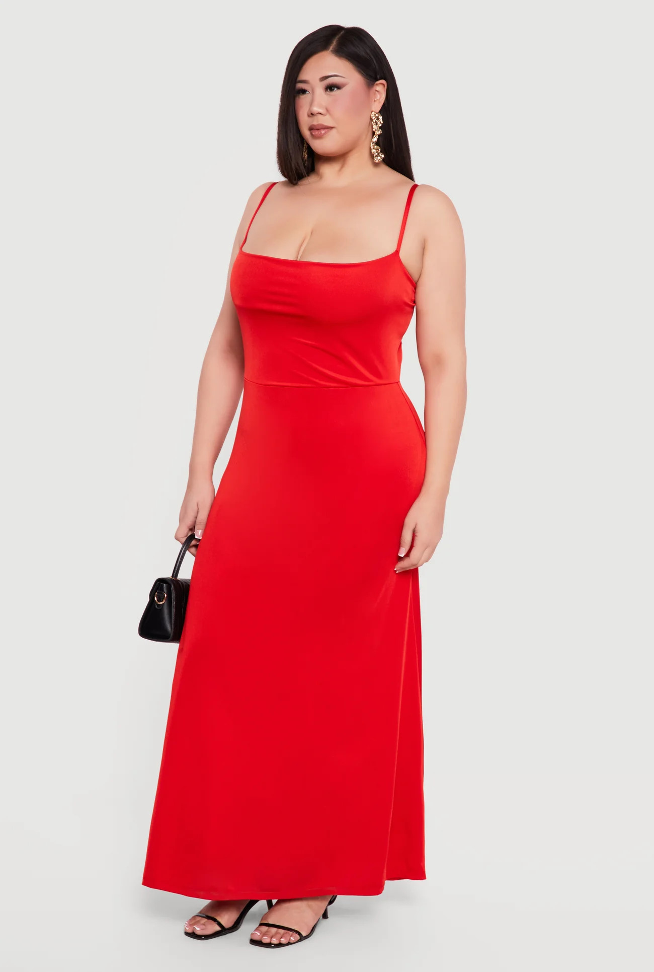 Plus Size Caged Back Cami Maxi Dress | Rainbow Shops