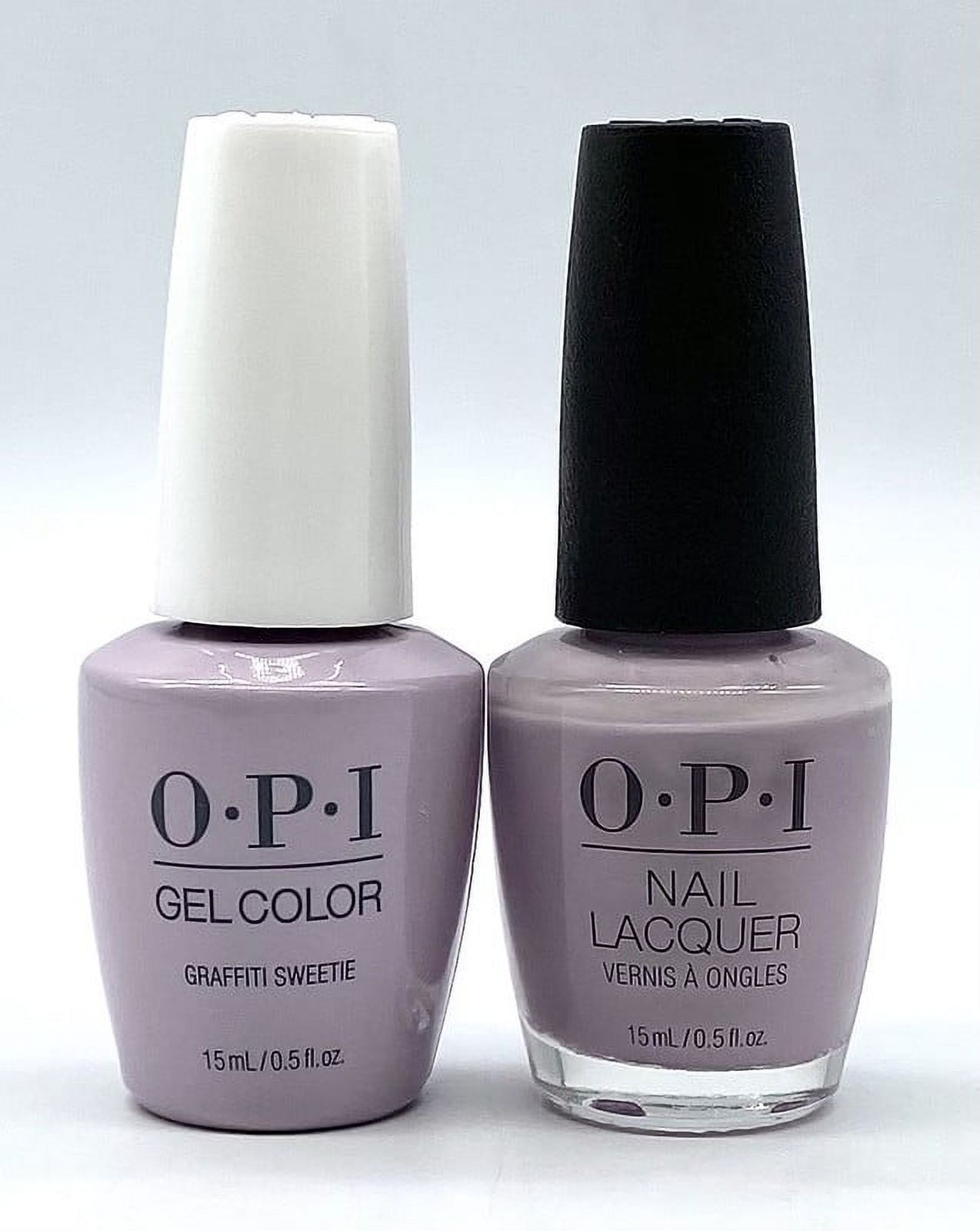 OPI Nail Polish & GelColor Gel Nail Polish Duo Set - LA02 - Graffiti Sweetie | Walmart (US)