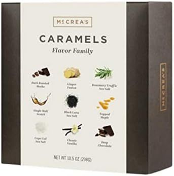 McCrea’s Candies Flavor Family Caramels Box Black Lava Sea Salt Chocolate Ginger Maple Rosemary... | Amazon (US)