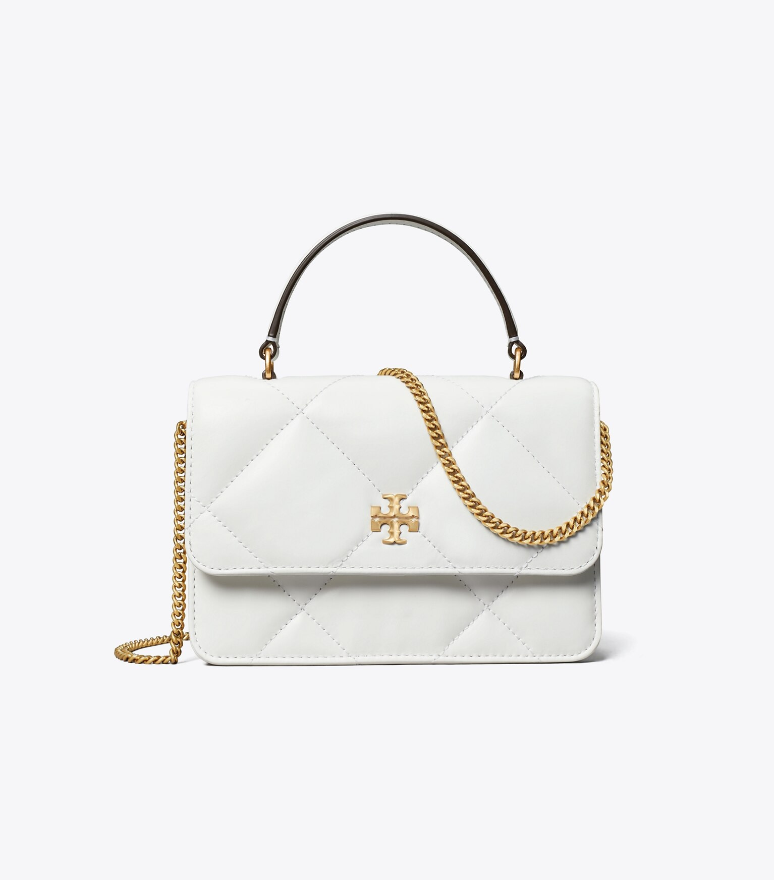 MINI KIRA DIAMOND QUILT TOP-HANDLE CROSSBODY | Tory Burch (US)