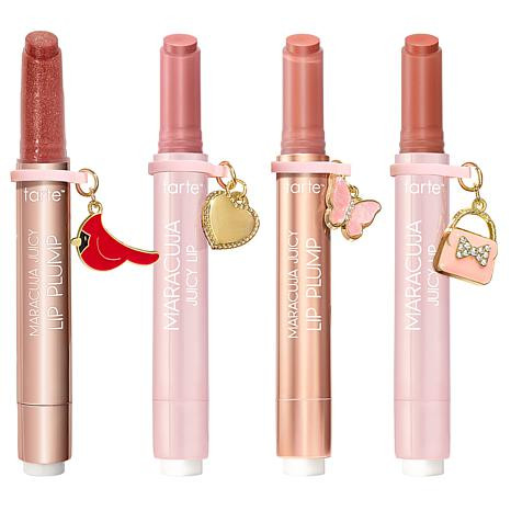 tarte 4-piece Maracuja Juicy Lip Collection with Charms | HSN