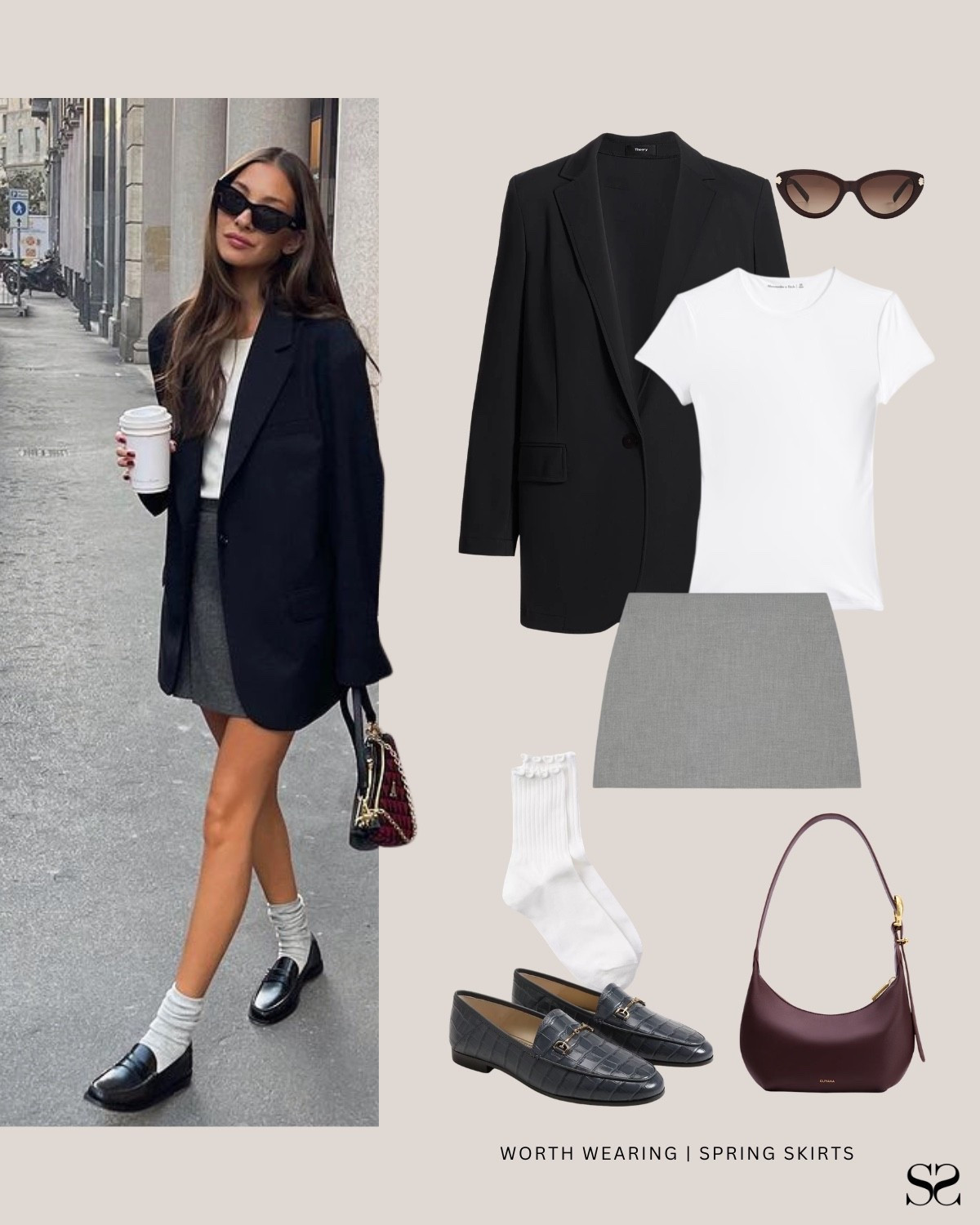 Mini skirt outfit for Spring!

I have a tendency to talk myself out of a mini before I even try. This one made the cut anyway. The styling is what does it — a black blazer and a white tee give it enough intention that it stops feeling like a question. 

#LTKgrwm #LTKSeasonal #LTKootd