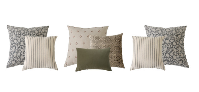 Sectional Pillow Combo #7 | Danielle Oakey Interiors INC