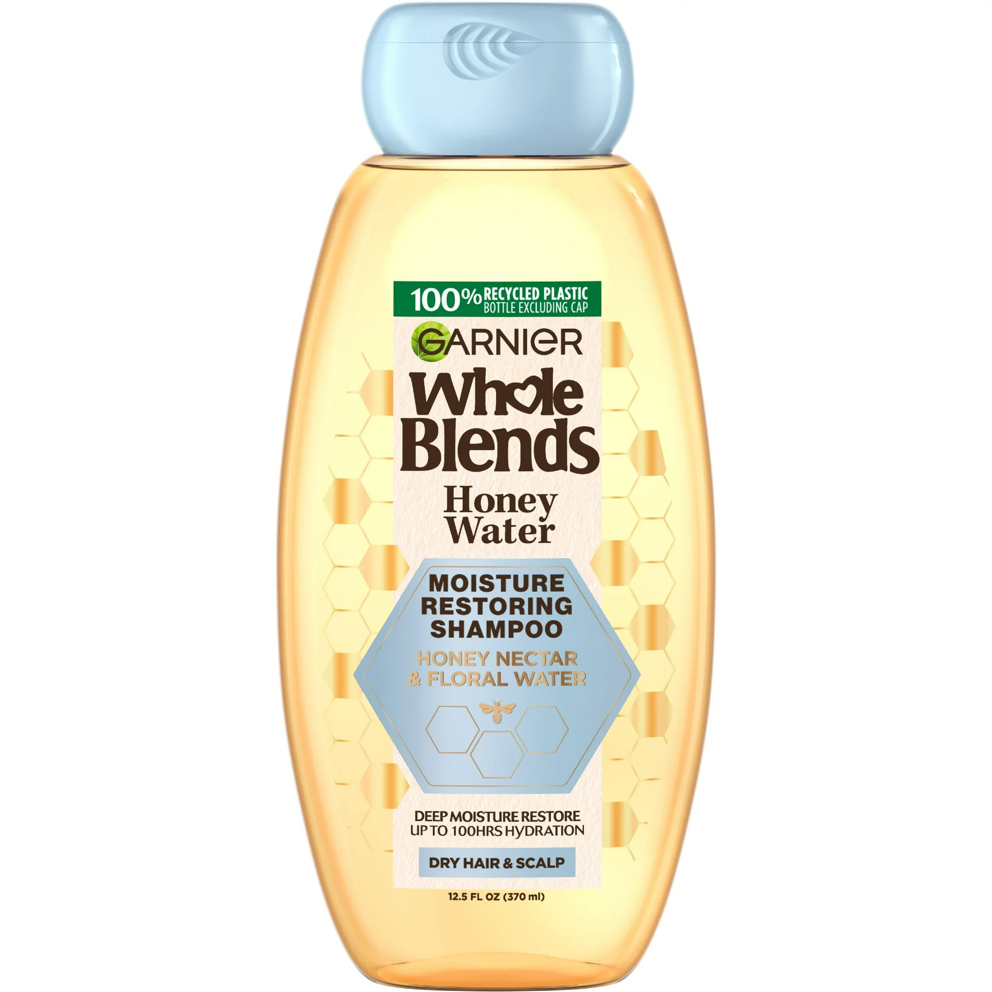 Garnier Whole Blends Honey Water Moisture Restoring Shampoo, Dry Hair, for Adults, 12.5 fl oz | Walmart (US)