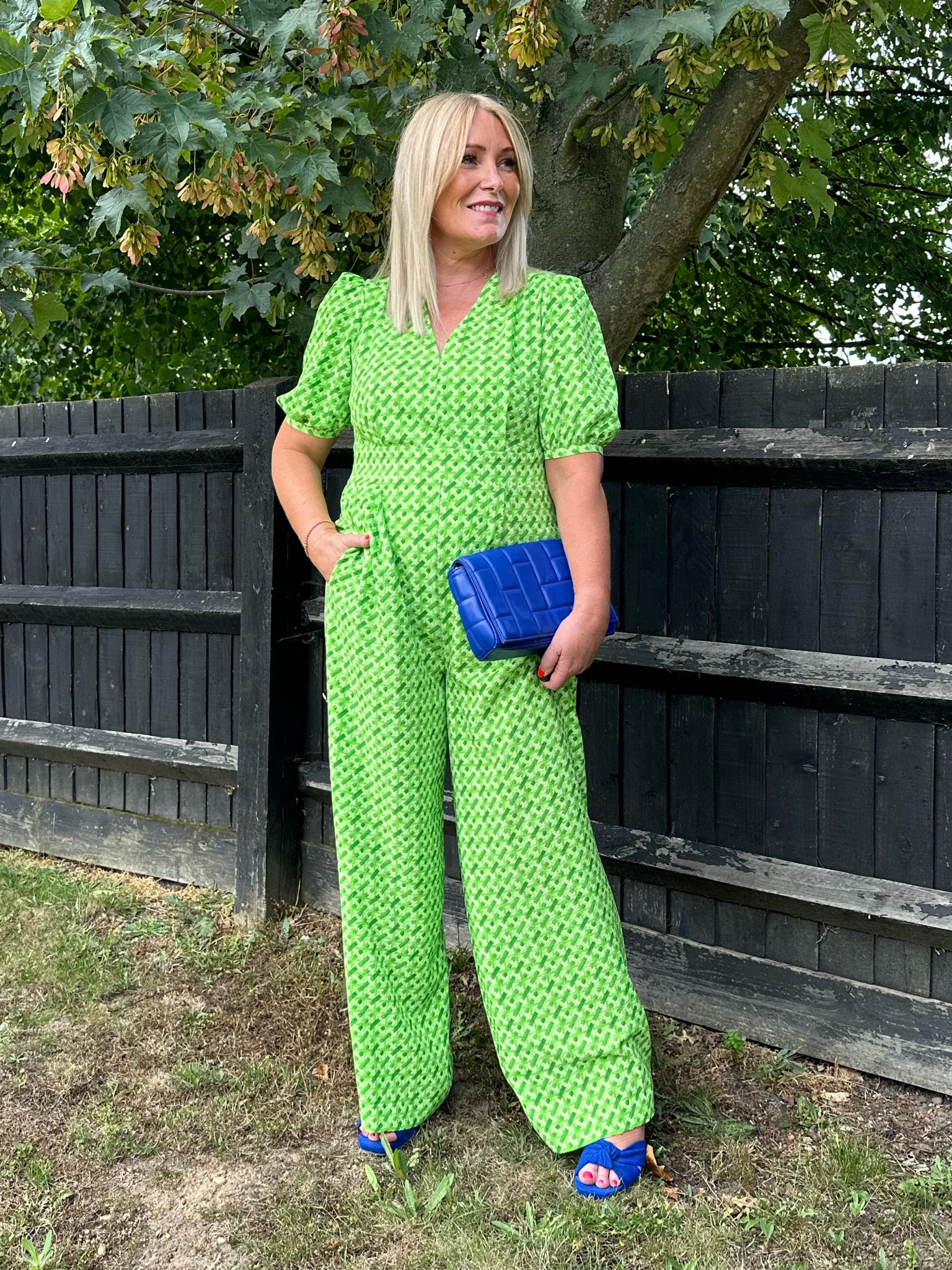 Jumpsuit of dreams from phase Eight 
💚💙

#LTKFind #LTKstyletip #LTKSeasonal