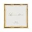 4x4 Double Silver Metal Picture Frame with Bamboo Design | Amazon (US)