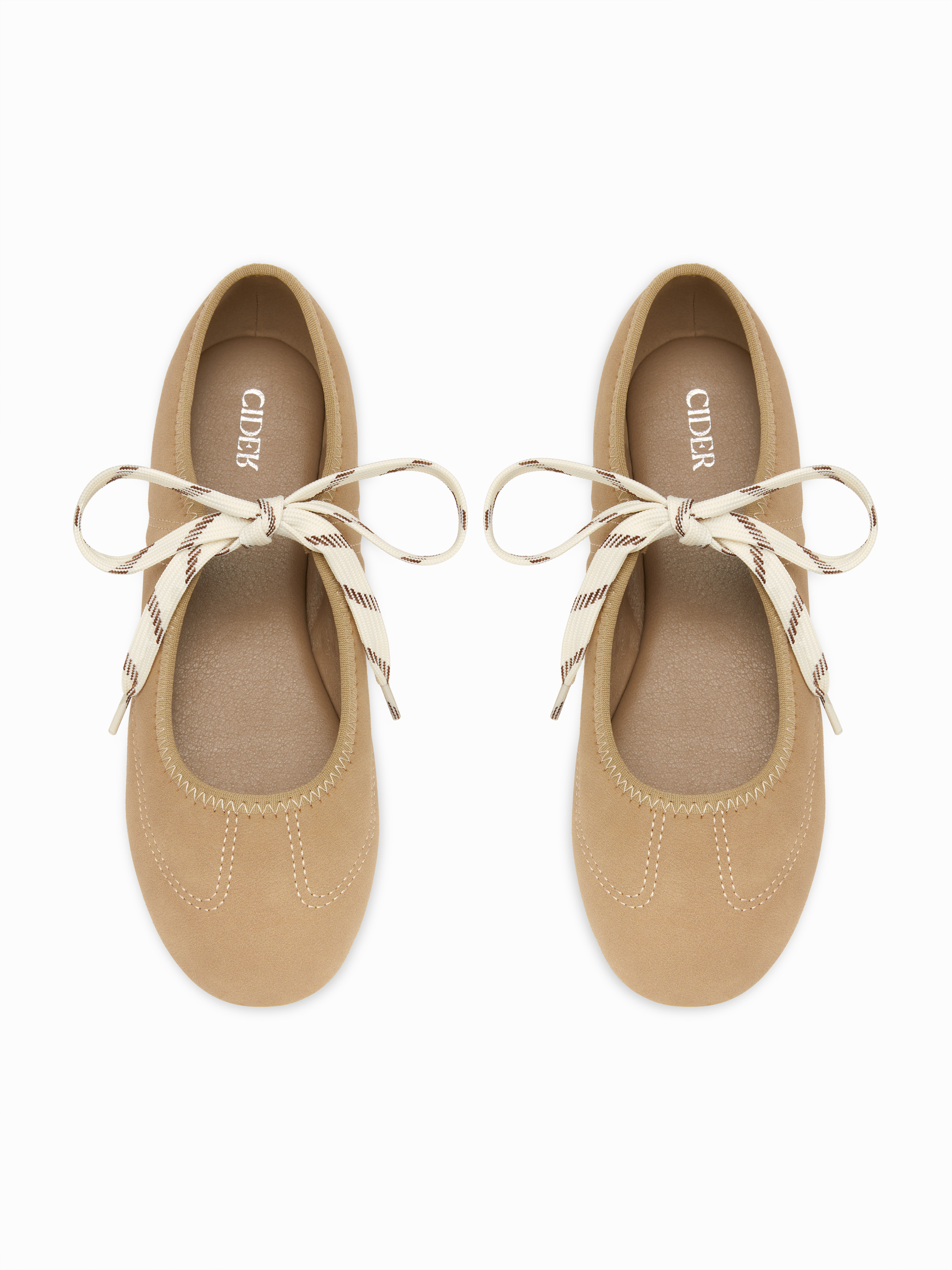 ROUND TOE LACE-UP MARY JANE SNEAKERS For Daily Casual | Cider