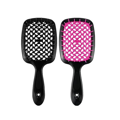 Detangling Hair Brush, Lixera Detangling Hair Brush, Detangling Brush for Curly, Wet and Dry Hair, Anti-static Detangling Hair Comb, Easily Removes Tangles (2PCS) | Amazon (US)