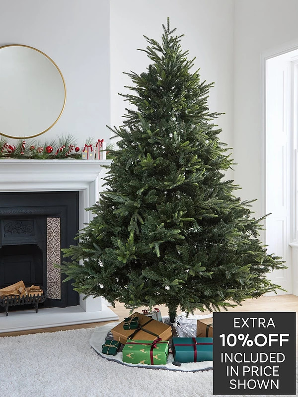 Very Home 6ft Sherwood Real Look Full Christmas Tree | Very (UK)