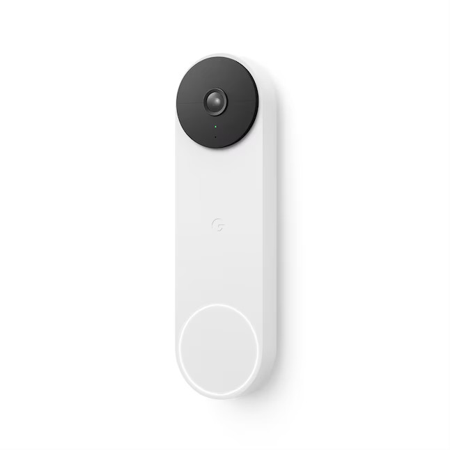 Google Nest Wi-Fi Video Doorbell Battery Operated - Snow Lowes.com | Lowe's