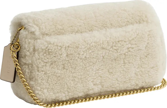 Tabby 19 Genuine Shearling Shoulder Bag | Nordstrom