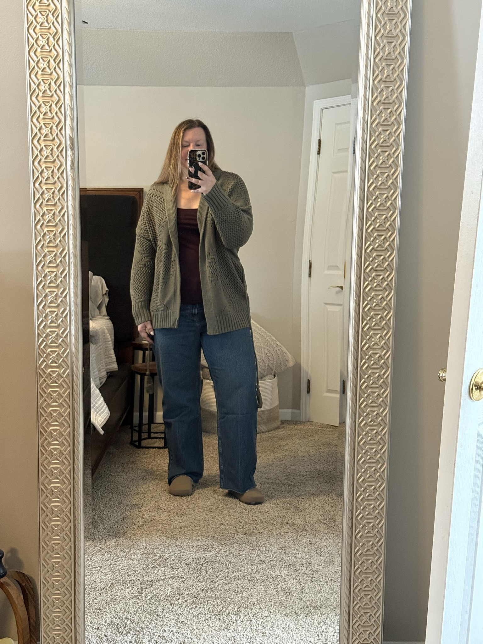 Love this tie up cardigan. Wearing a size XL.  Denim size 34  

#LTKCyberWeek #LTKOver40 #LTKMidsize