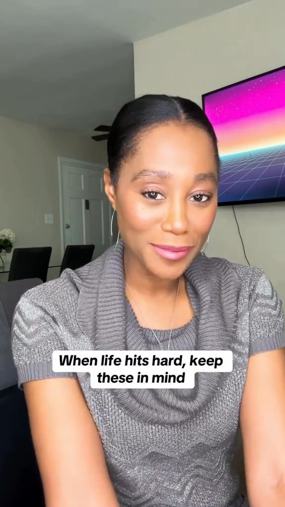 Hey 👋🏾 Bestie!

When life hits hard, keep these in mind:

1️⃣. Breathe Deeply and Take Time to Reset: Sometimes, the best thing you can do is pause, take a 🧘🏽‍♀️ deep breath, and give yourself a moment to regroup and recharge.

2️⃣. Lean on Loved Ones You Trust: Don’t hesitate to reach out to your trusted circle. Their support can provide 🫂 strength and perspective when you need it most.

3️⃣. Have Faith in God’s Plans: Trust that God’s plans are always for your good, even when things look uncertain. His guidance will lead you through. 💪🏾

Remember, tough times don’t last, but tough people do. You’ve got this!
•
•
•
•
#StayStrong #DeepBreaths #ResetAndRecharge #LeanOnLovedOnes #TrustYourCircle #FaithInGod #GodsPlan #SupportSystem #ToughTimesDontLast #InnerStrength #KeepTheFaith #Resilience #StayPositive #YouGotThis #FaithOverFear

#LTKOver40 #LTKBeauty #LTKFindsUnder100