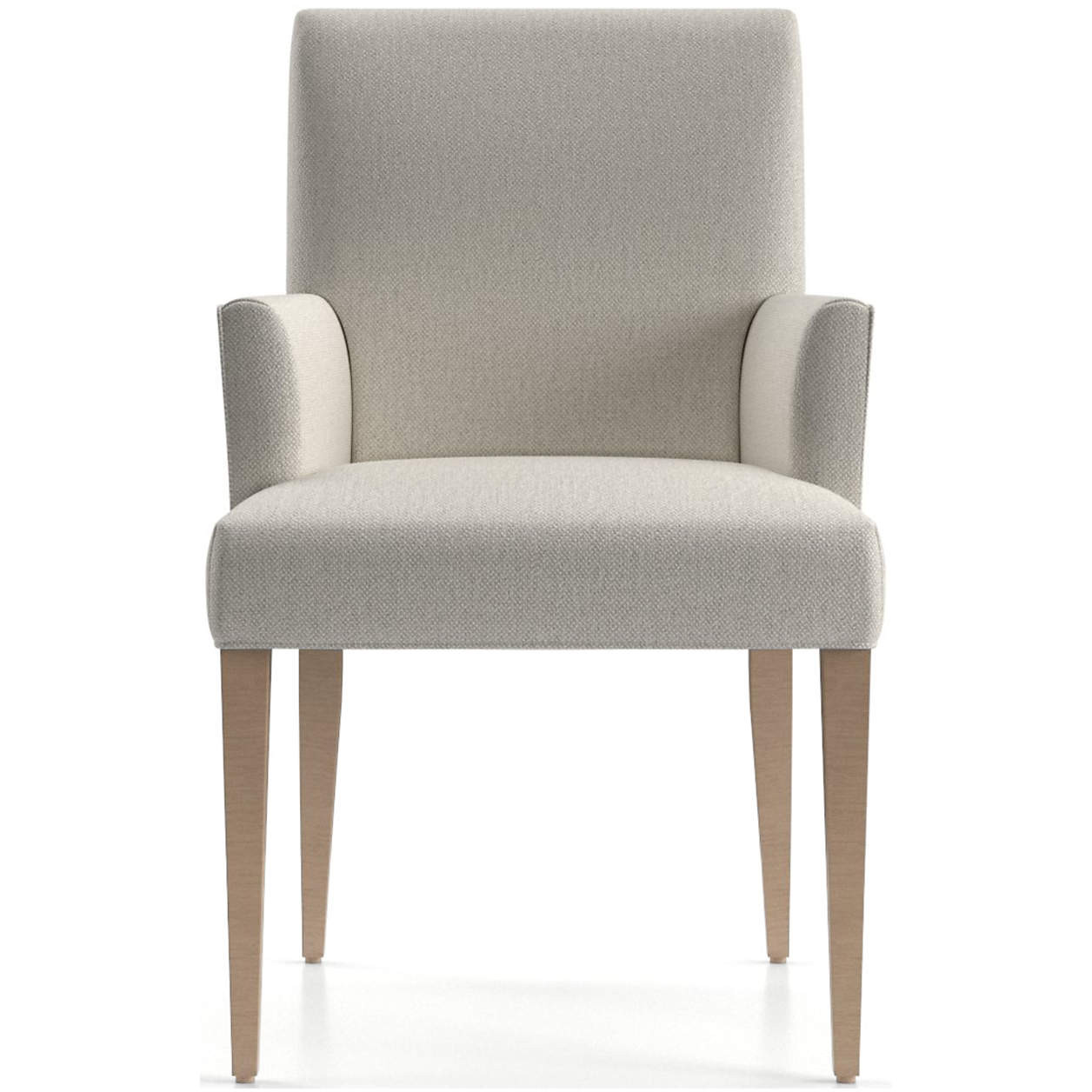 Miles Upholstered Dining Arm Chair | Crate & Barrel | Crate & Barrel