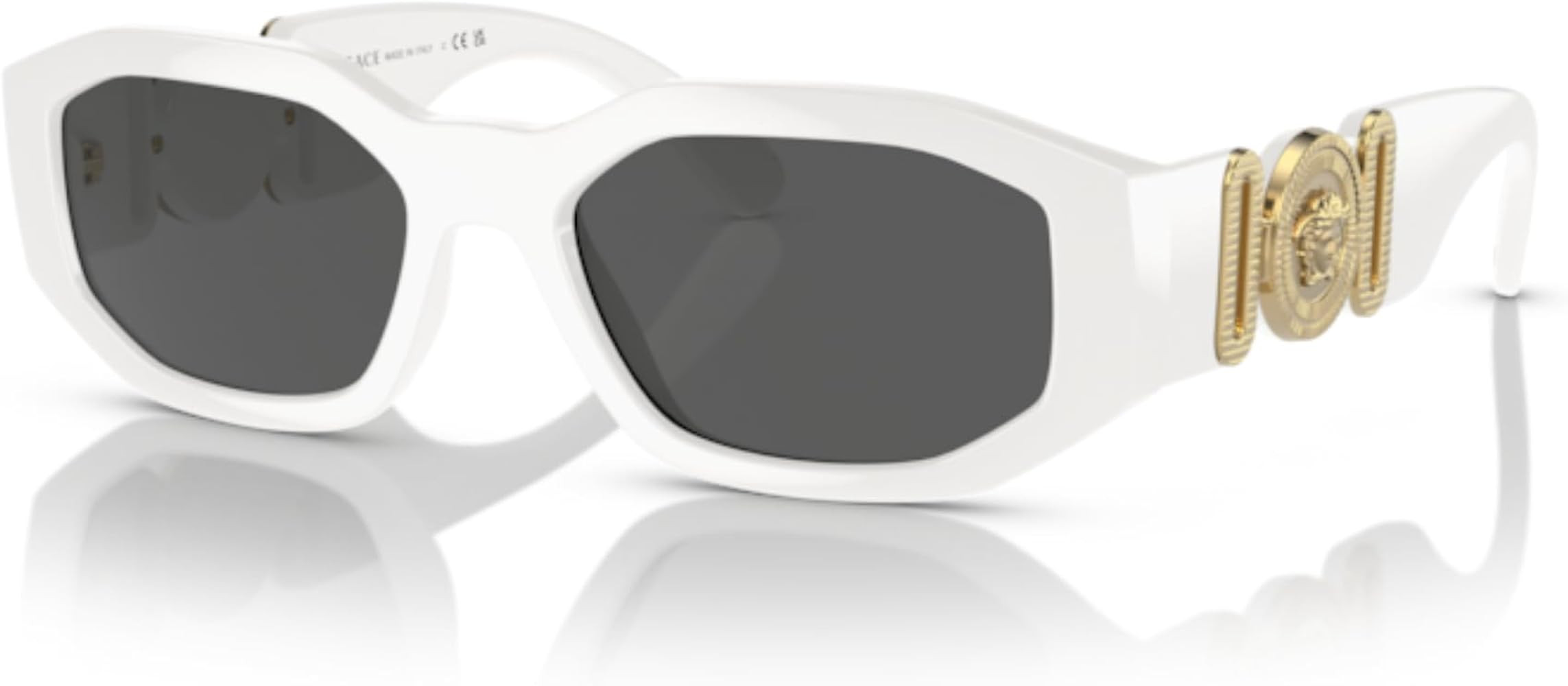 Versace VE4361 Rectangular Sunglasses For Men For Women +BUNDLE with ACCESSORY EYEWEAR KIT | Amazon (US)
