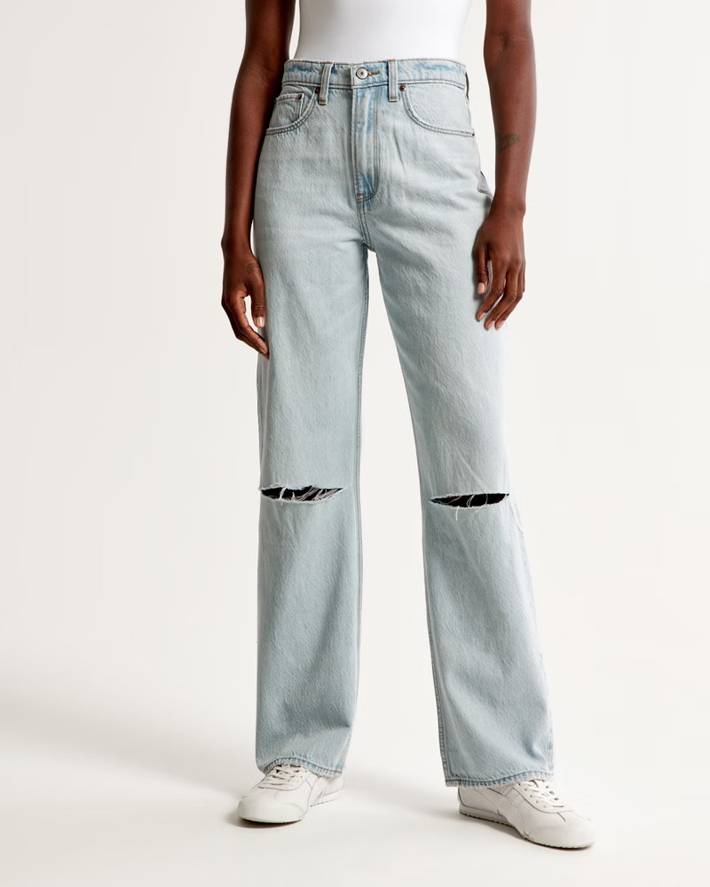 High Rise Loose Jean | Abercrombie & Fitch (US)
