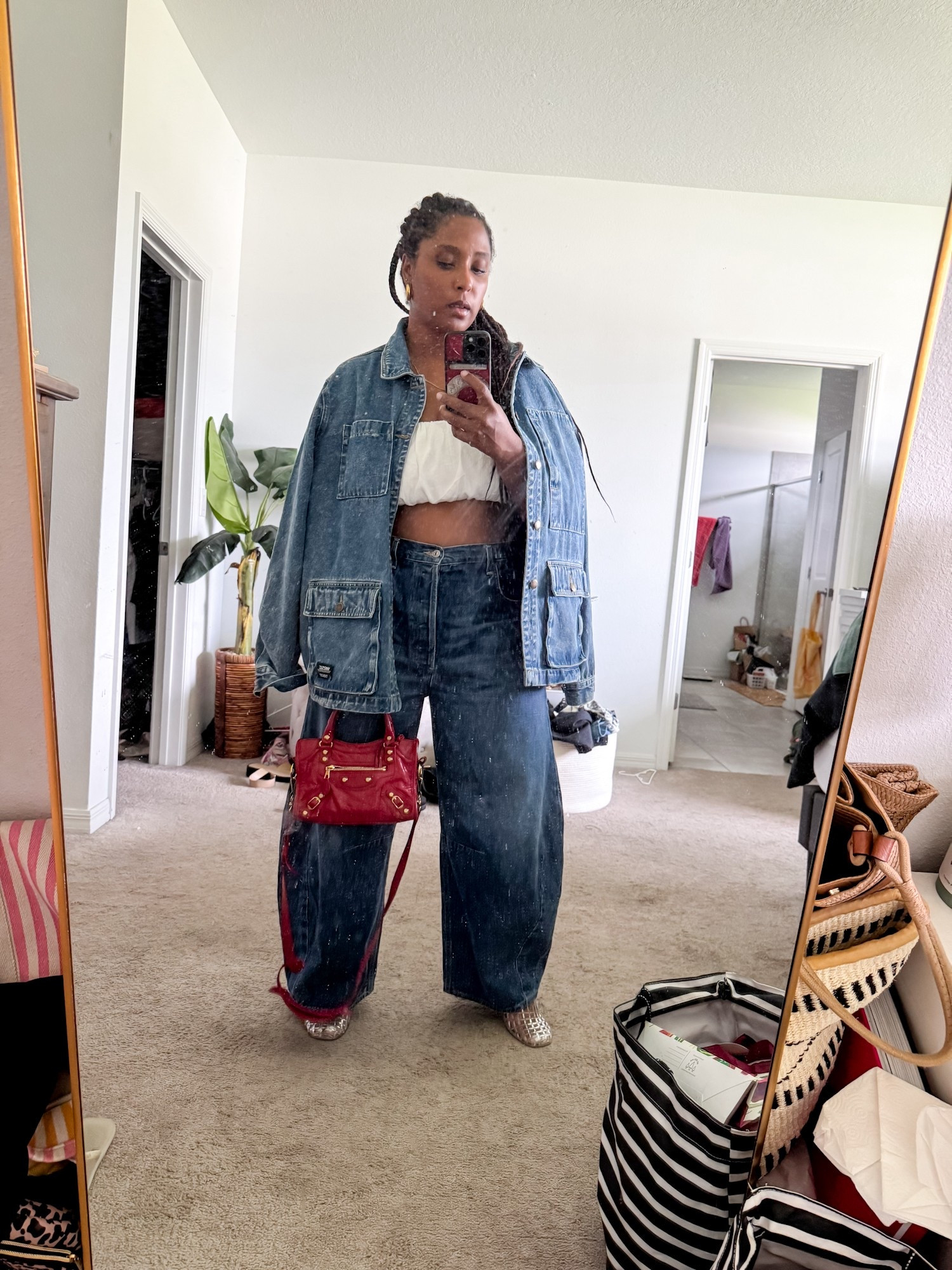 Double denim  

#LTKMidsize #LTKStyleTip #LTKOver40