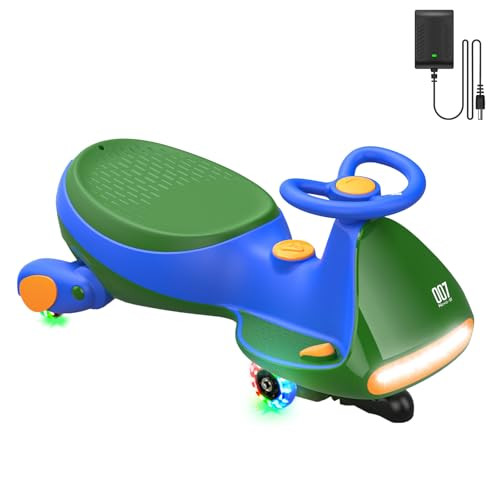FanttikRide N7 Pro Electric Wiggle Car with Pedal, Rechargeable Battery, CyberWiggle, 2 in 1 Swin... | Amazon (US)
