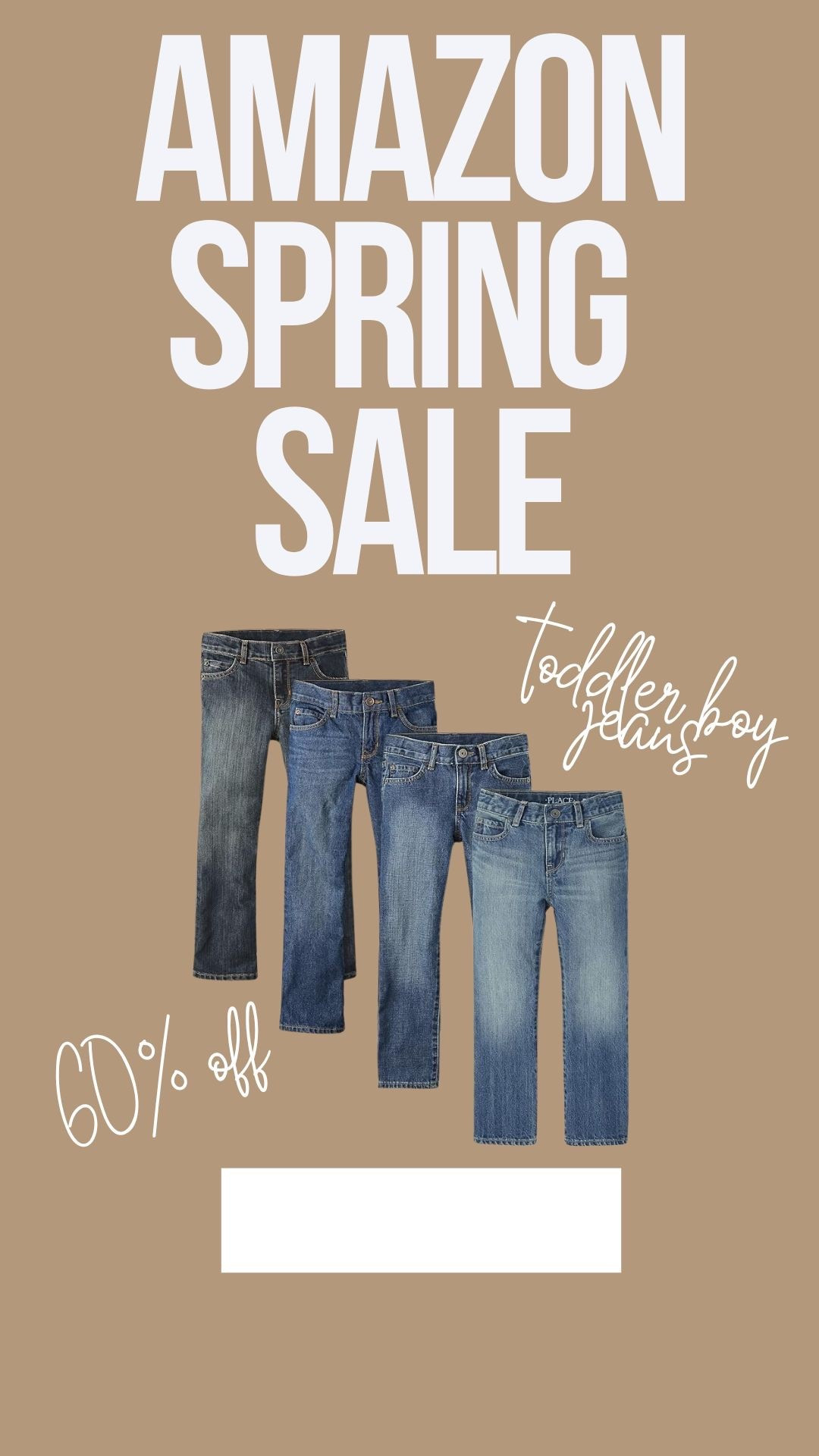 amazon spring sale for toddlers - affordable denim jeans 4 pack 👖 

#LTKMens #LTKmomlife #LTKKids