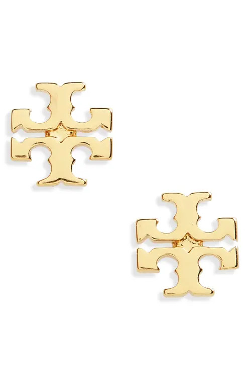 Tory Burch Icon Stud Earrings in Tory Gold at Nordstrom | Nordstrom