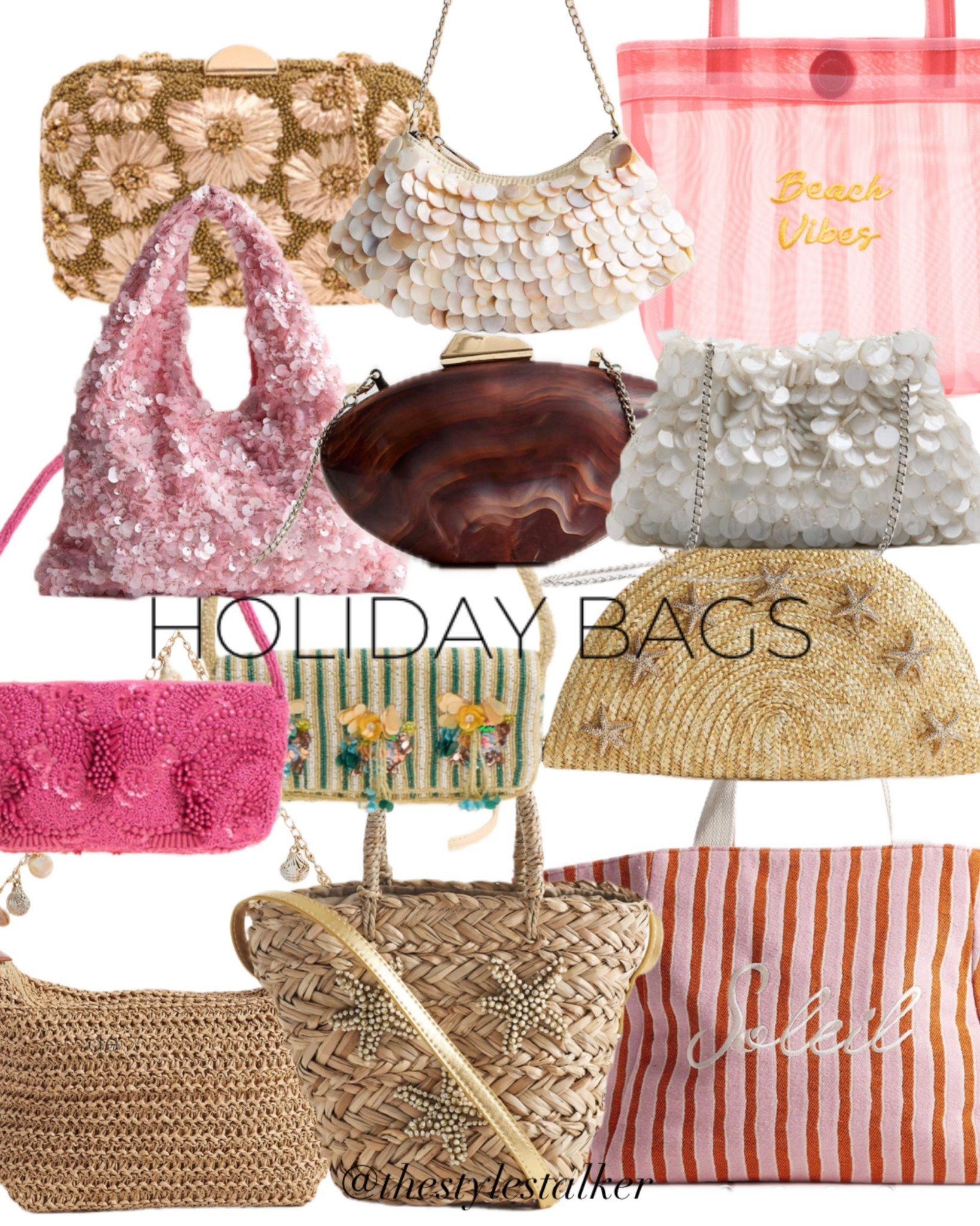 Summer holiday bags
💫 🐚 🫧 ☀️ 🏝️ 🍹 

#LTKuk