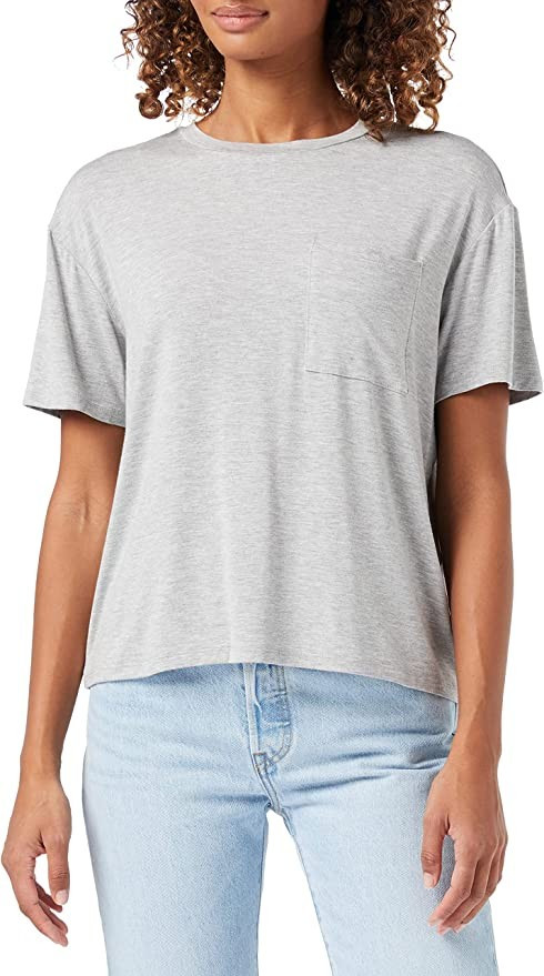 Daily Ritual Women's Jersey Relaxed-Fit Short-Sleeve Crewneck Pocket T-Shirt | Amazon (US)