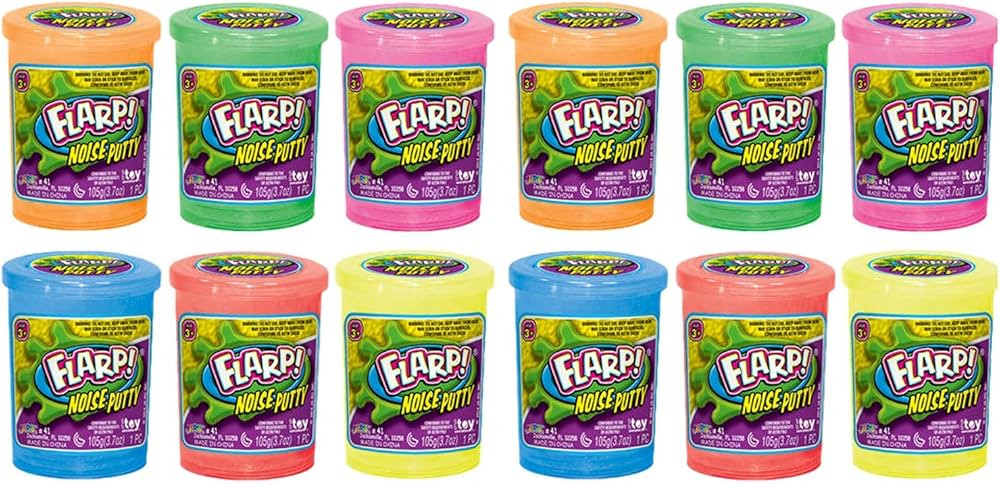 JA-RU Flarp Noise Putty Scented (12 Pack Assorted) Squishy Sensory Toys for Easter, ADHD Autism S... | Amazon (US)